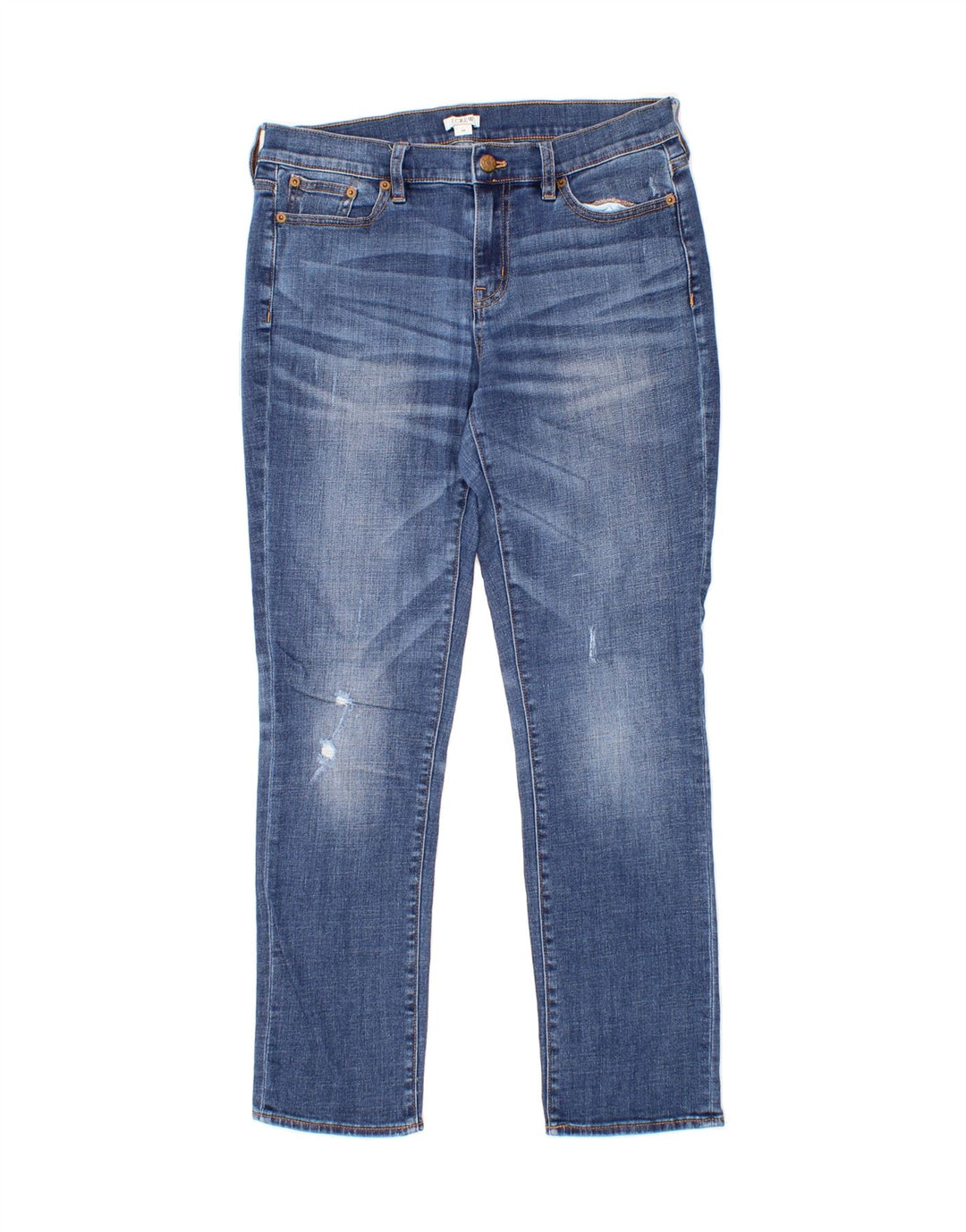 J. CREW Womens Slim Jeans W28 L28 Blue Cotton Vintage J. Crew and Second-Hand J. Crew from Messina Hembry 