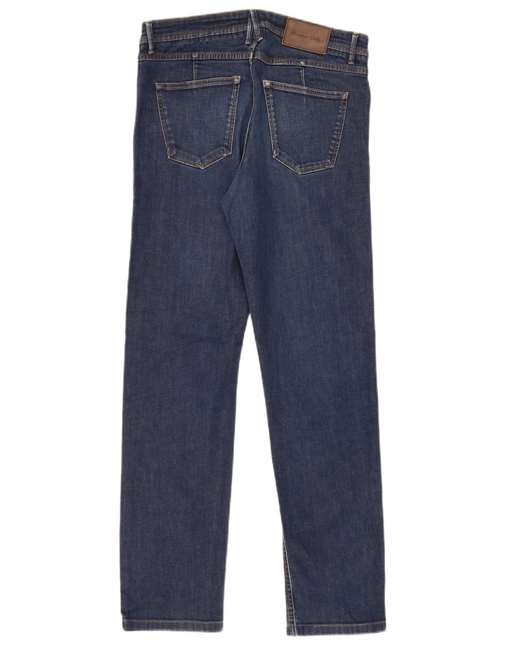 Massimo Dutti Mens Slim Jeans EU 40 Médio W31 L30 Azul