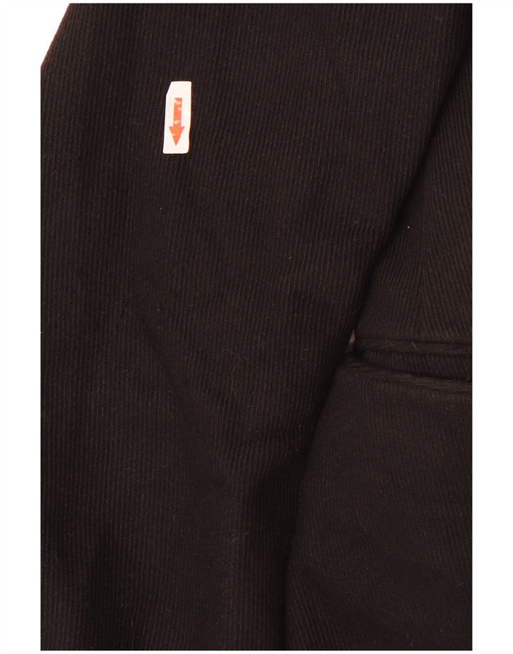 Sobretudo de veludo Fay masculino UK 40 grande preto