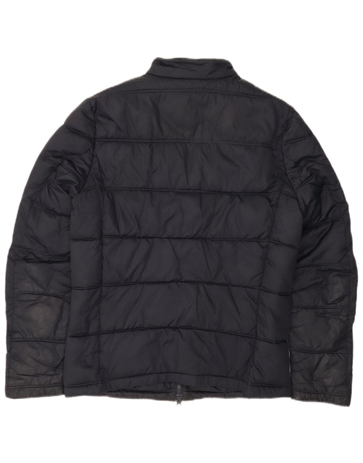 Jaqueta acolchoada masculina BARBOUR UK 36 pequena azul marinho