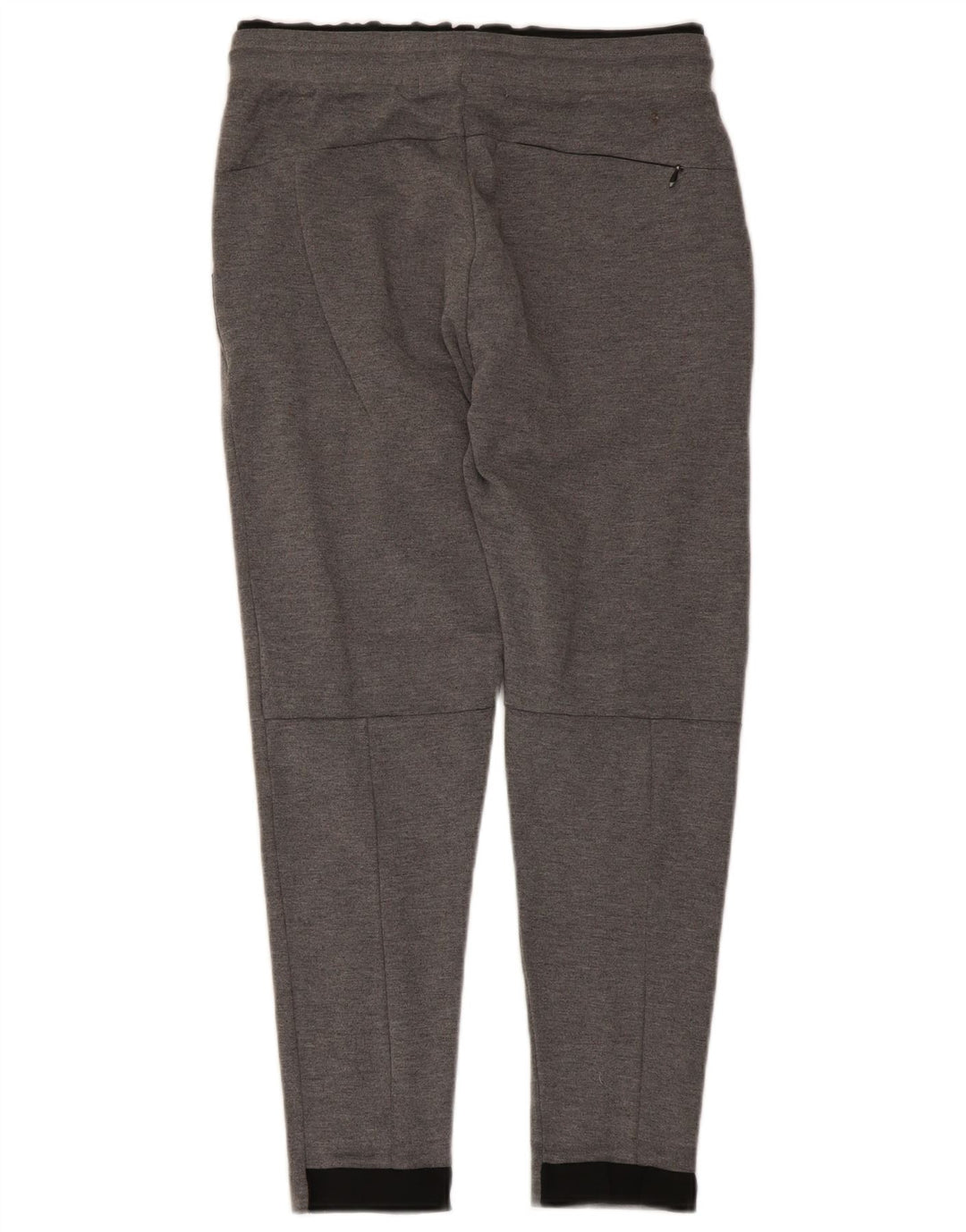 Zara Mens Crop Tracksuit Calças Pequenas Cinza Colourblock Poliéster