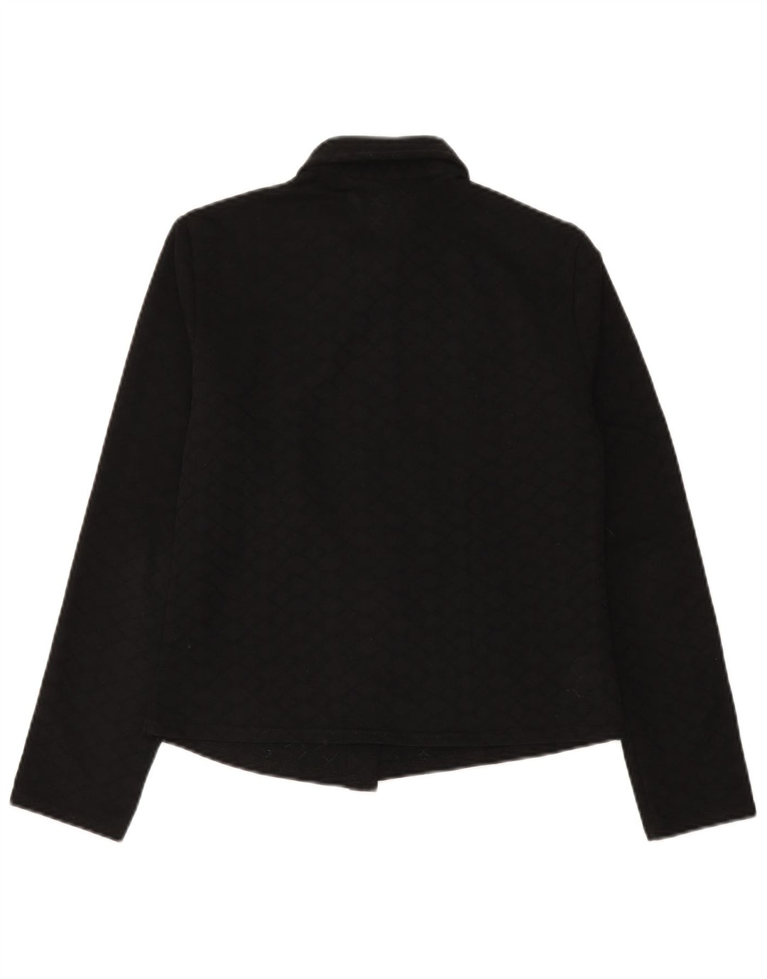 Blusa feminina BENETTON cropped IT 46 grande poliéster preto
