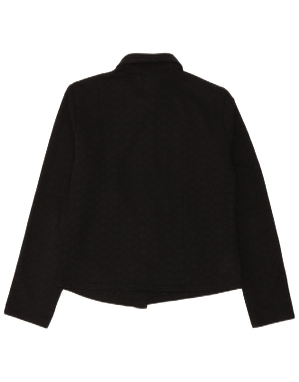 Blusa feminina BENETTON cropped IT 46 grande poliéster preto