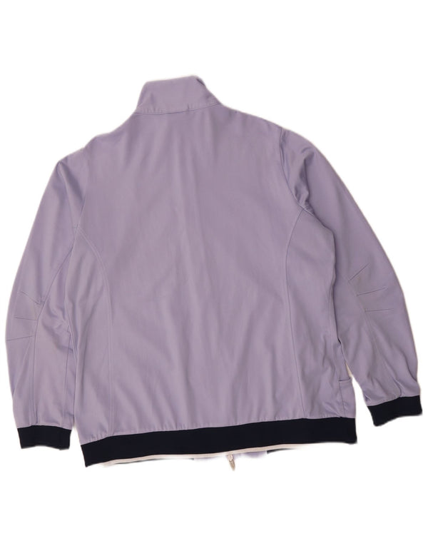 Jaqueta feminina Champion Easy Fit para treino UK 18 XL roxo colorblock