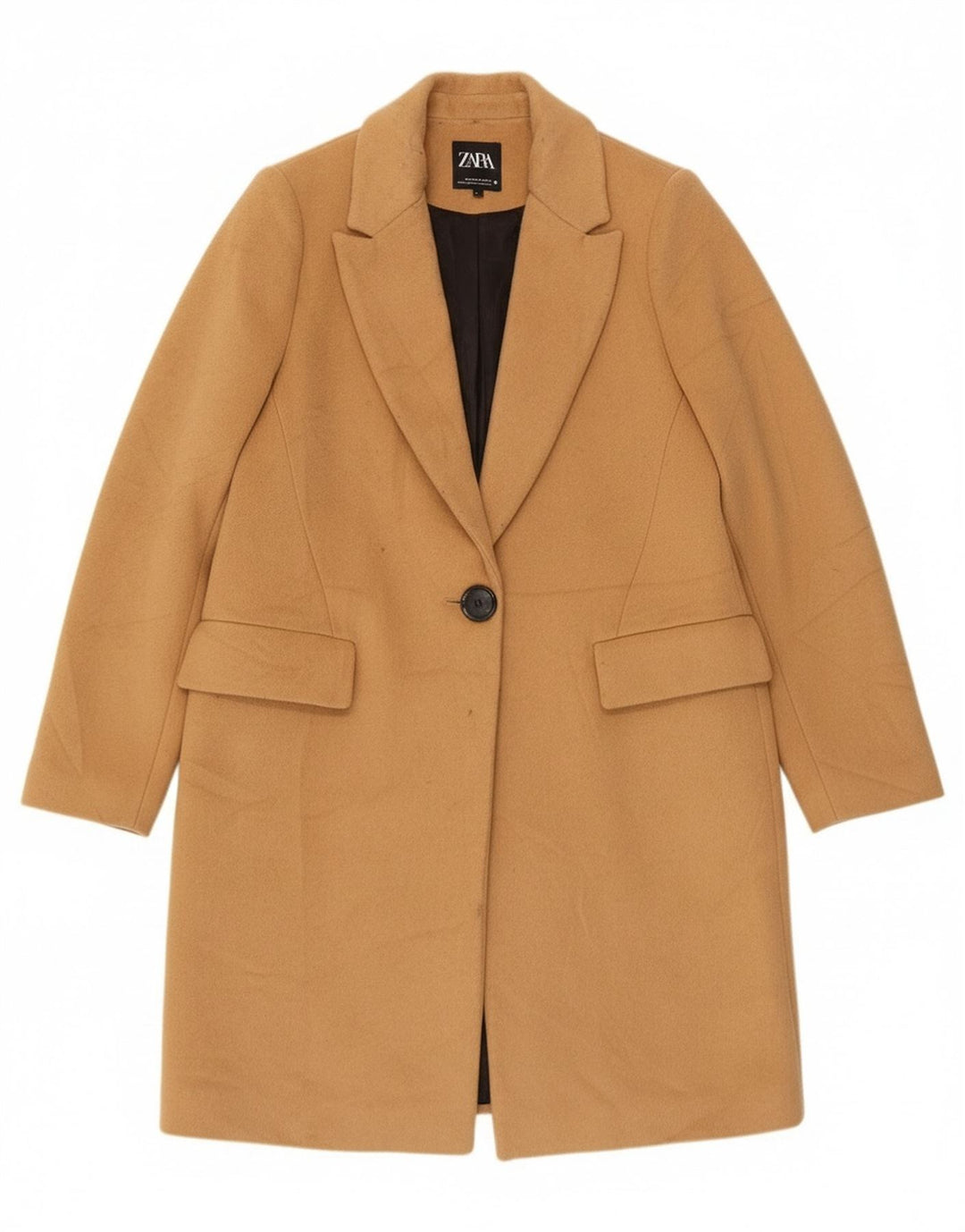 Sobretudo feminino Zara UK 14 médio bege