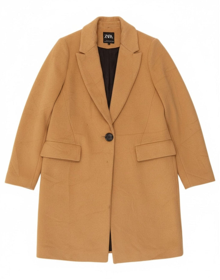 Sobretudo feminino Zara UK 14 médio bege