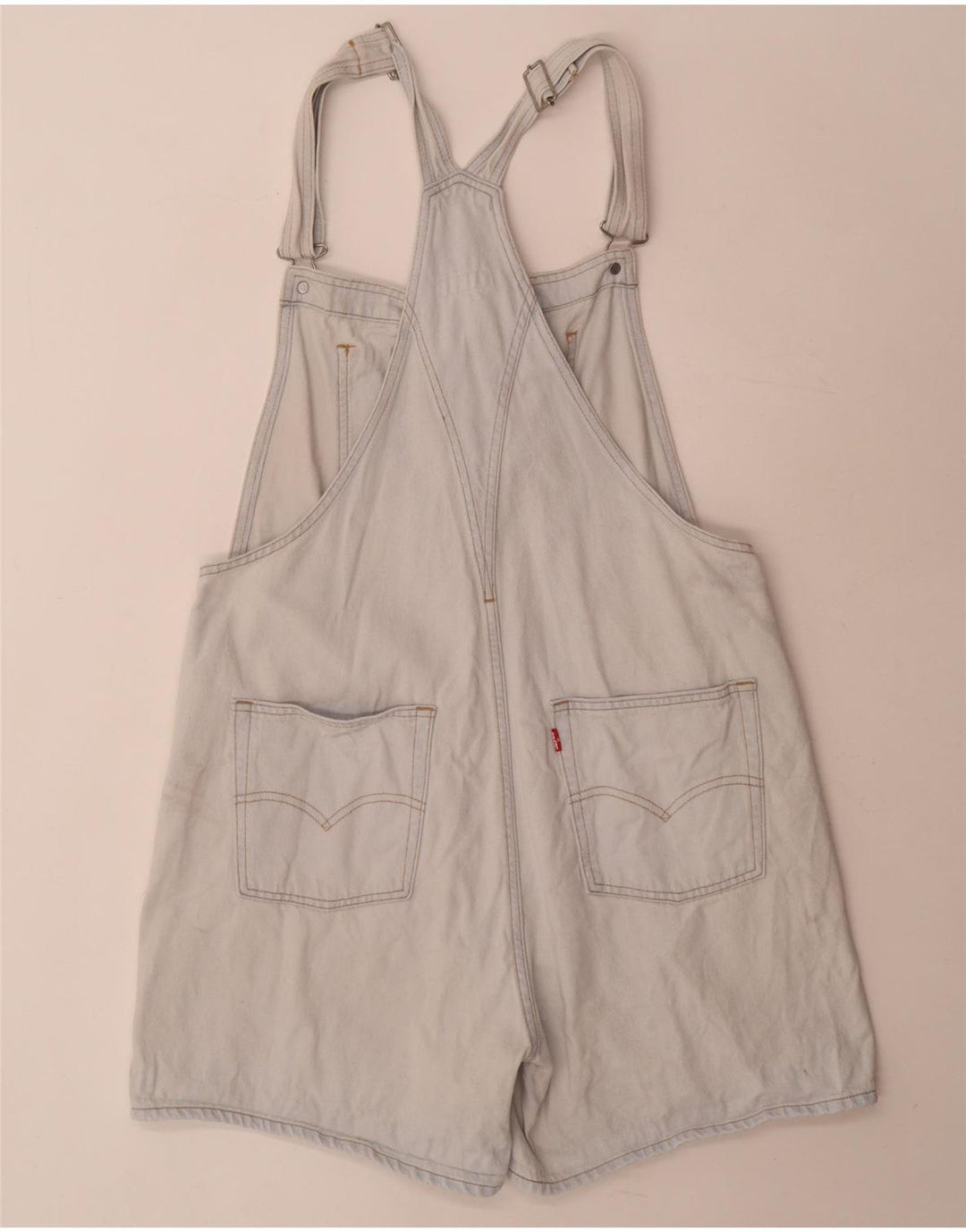 Shorts jeans feminino Levi's grande W34 azul algodão