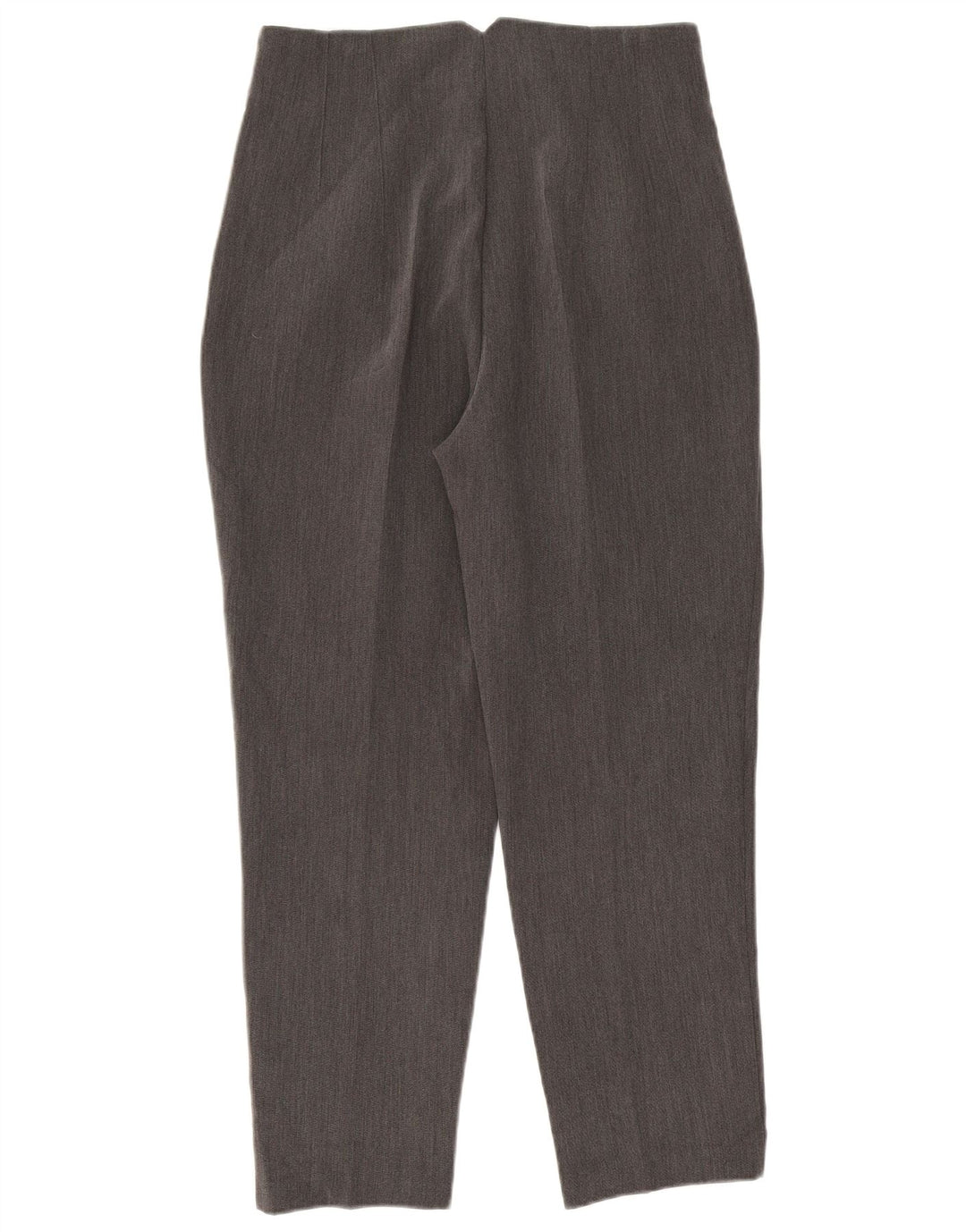 Zara Calça feminina cintura alta grande W30 L26 poliéster cinza