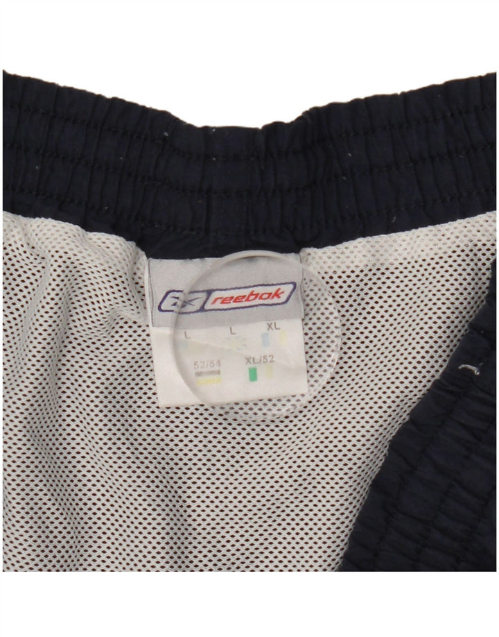Shorts de natação masculino Reebok grande azul marinho