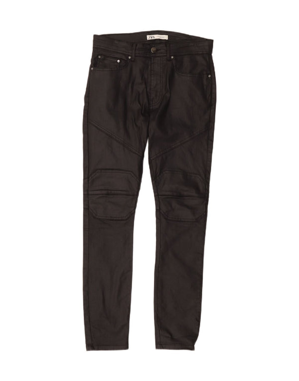 Zara Mens Skinny Jeans EU 40 Médio W31 L30 Algodão Preto