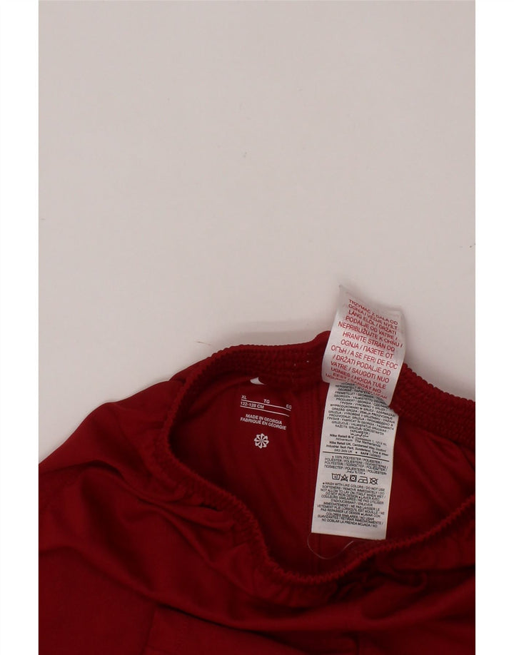 NIKE Meninos Liverpool Sport Shorts 6-7 Anos XL Vermelho Poliéster
