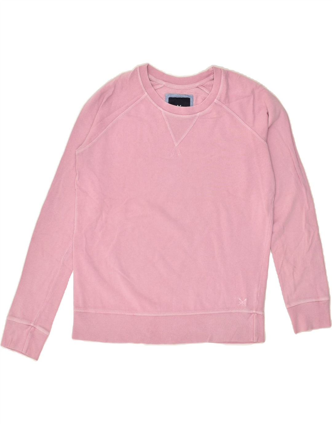 CREW CLOTHING Womens Sweatshirt Jumper UK 8 Small  Pink Cotton | Vintage Crew Clothing | Thrift | Second-Hand Crew Clothing | Used Clothing | Messina Hembry 