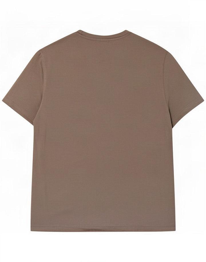 All Saints Camiseta masculina top grande algodão cinza