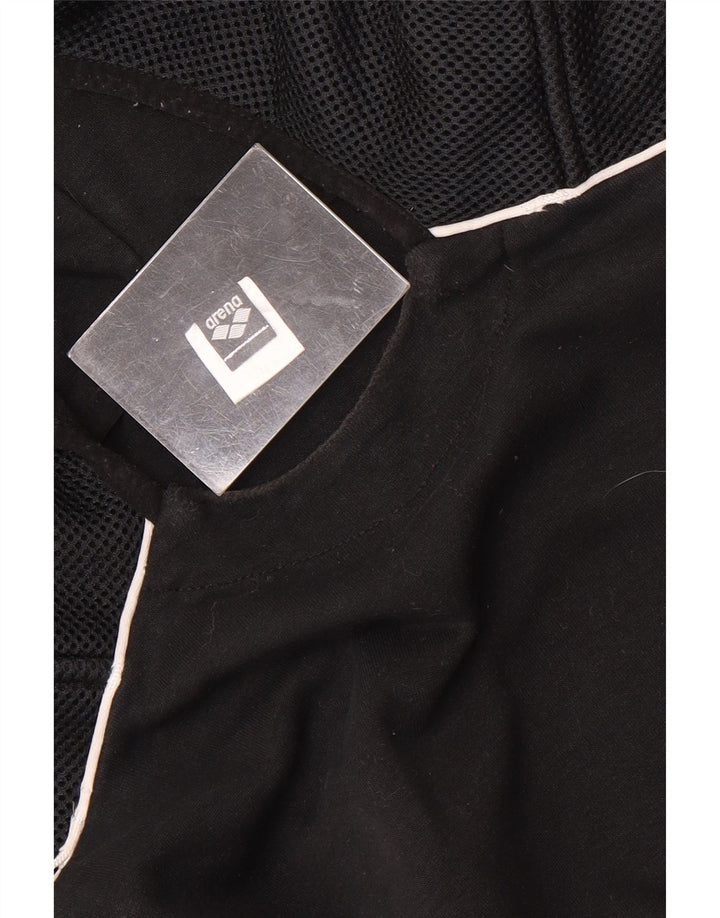 Arena Mens Hoodie Jumper Médio Preto