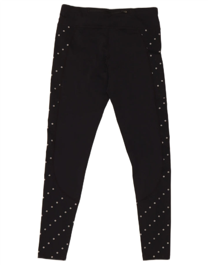 Leggings Nike Dri Fit Femininas UK 10 Pequenas Bolinhas Pretas Poliéster