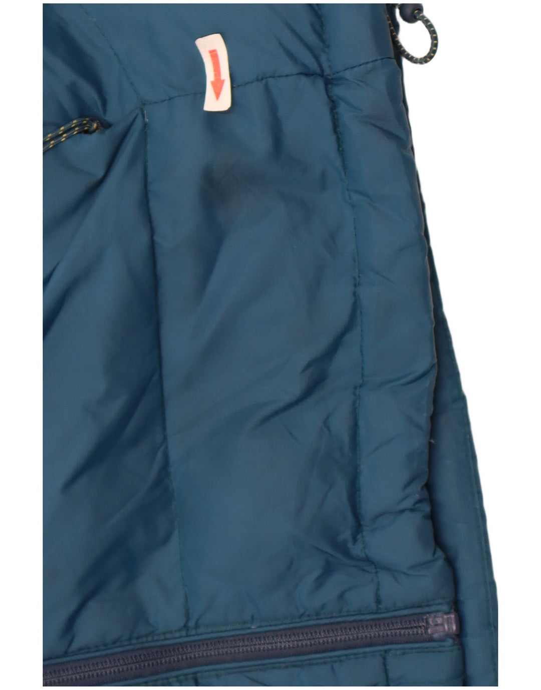 Jaqueta masculina acolchoada com capuz Mountain Warehouse UK 36 Small Blue Colourblock