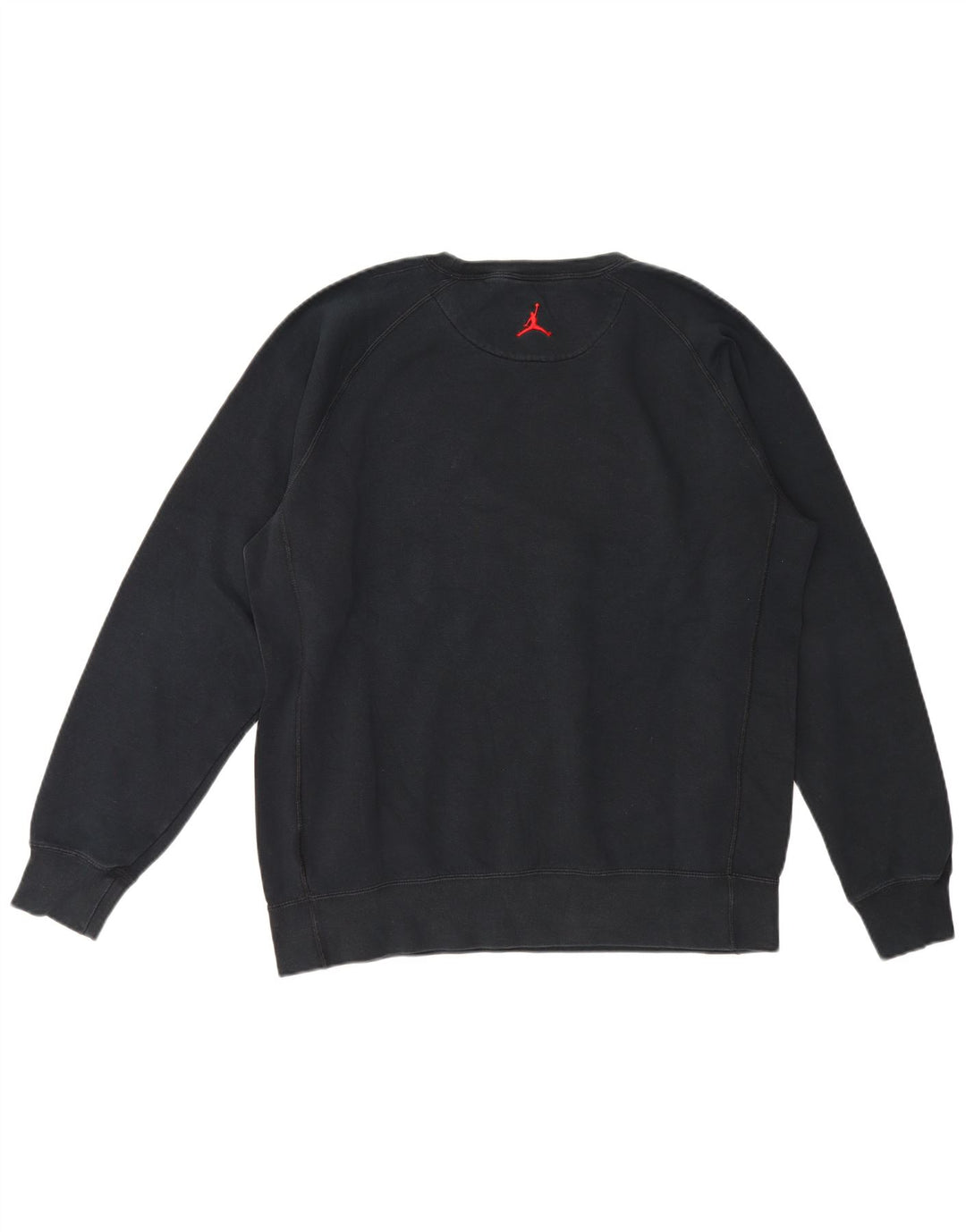 Jordan moletom gráfico masculino jumper grande algodão preto
