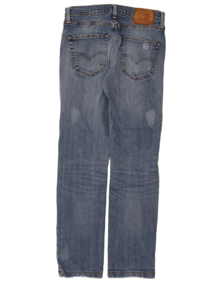 Calça Jeans Levis Masculina Distressed Slim W31 L29 Azul Algodão