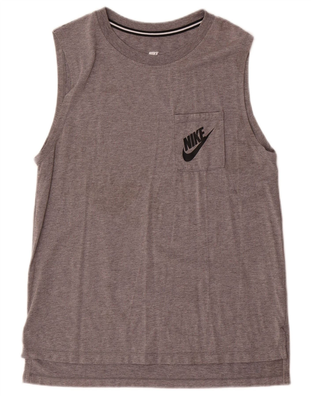 Colete Nike Masculino Top Pequeno Cinza Flecked Modal