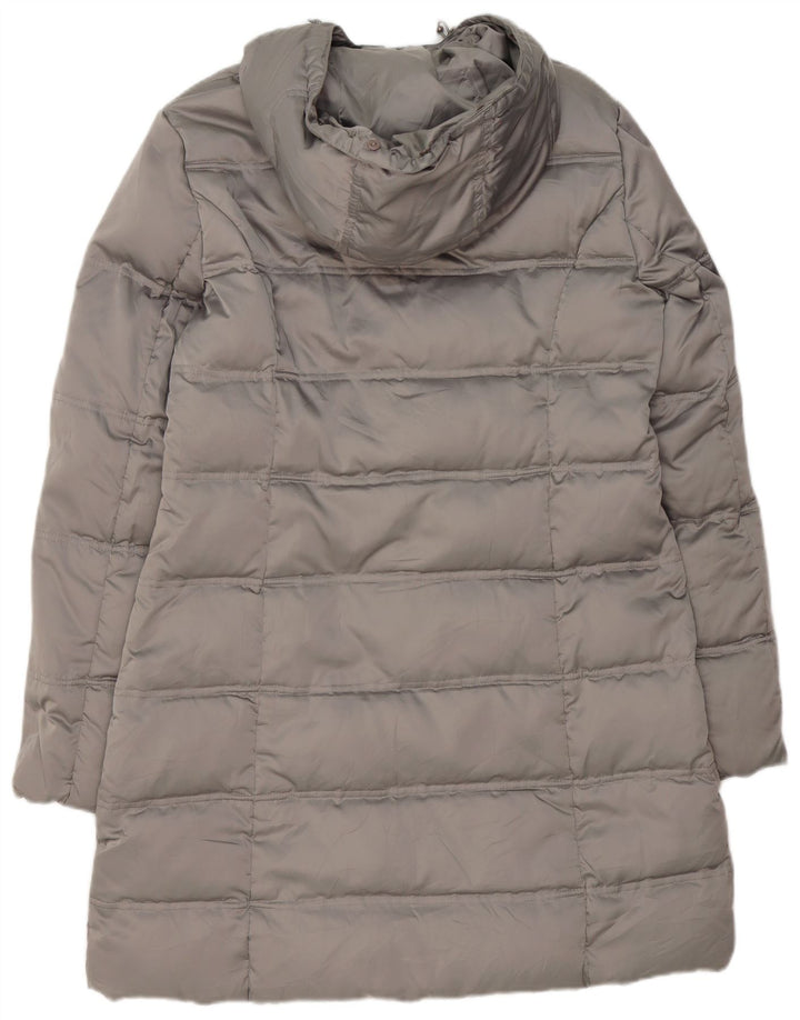 Casaco acolchoado com capuz feminino Champion UK 20 2XL cinza poliéster