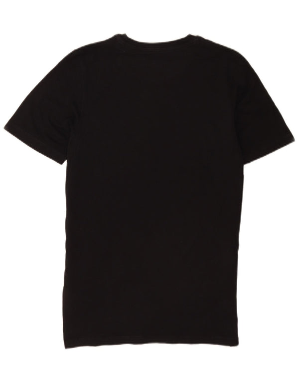 Camiseta gráfica Jack & Jones Boys Top 15-16 anos algodão preto