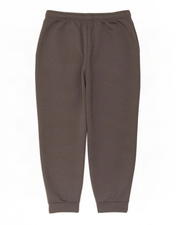 Calça de treino masculina Nike Therma-Fit joggers grande algodão cinza