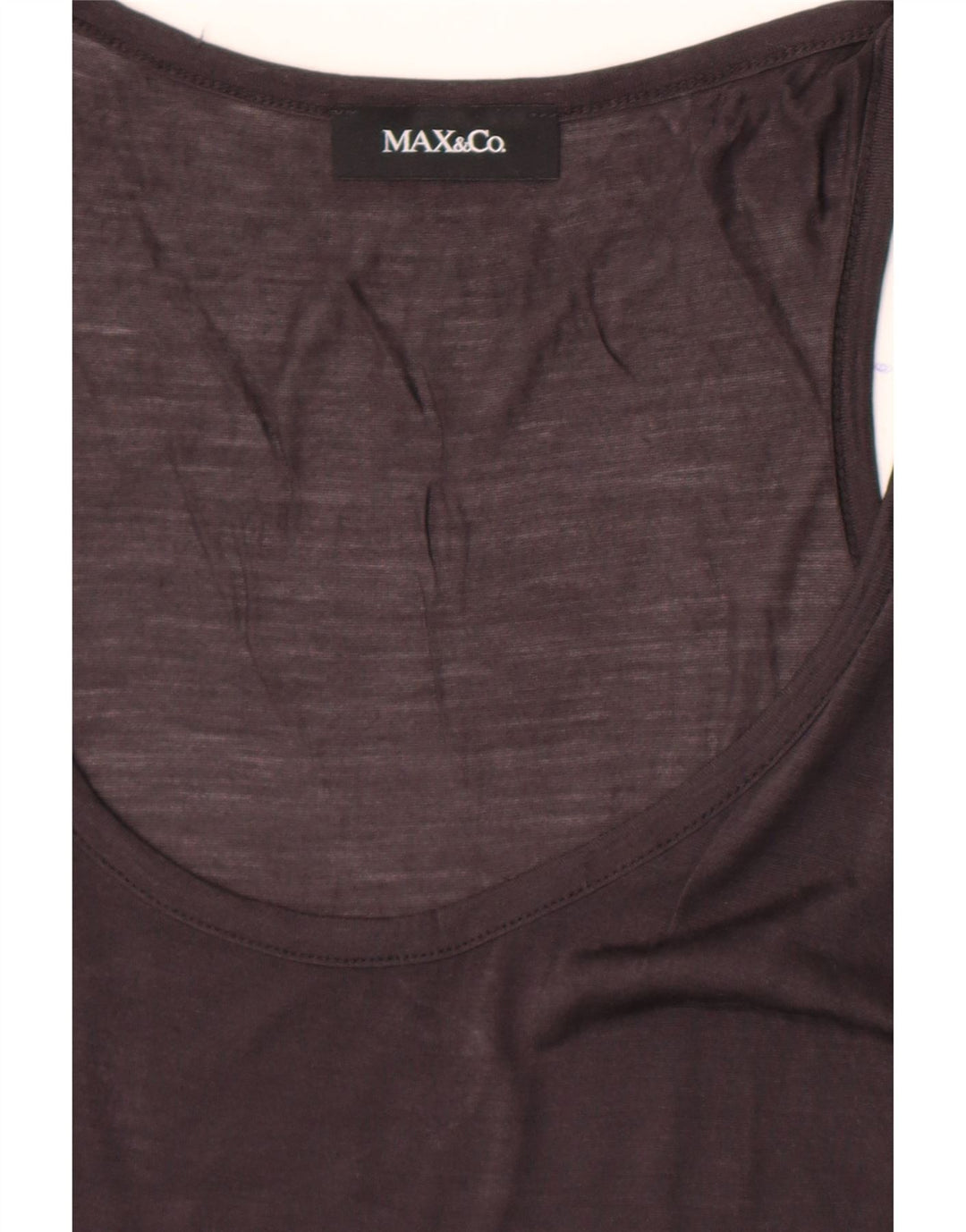 Colete feminino Max & Co. Top UK 12 médio preto