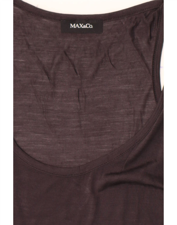 Colete feminino Max & Co. Top UK 12 médio preto