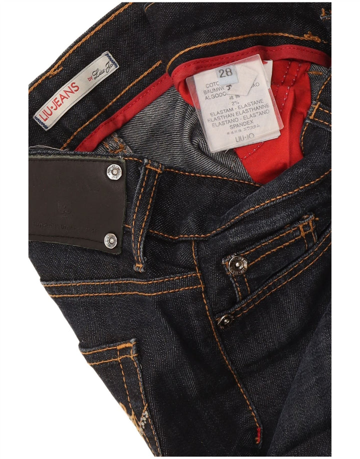 Liu Jo Jeans retos femininos W28 L31 algodão azul marinho