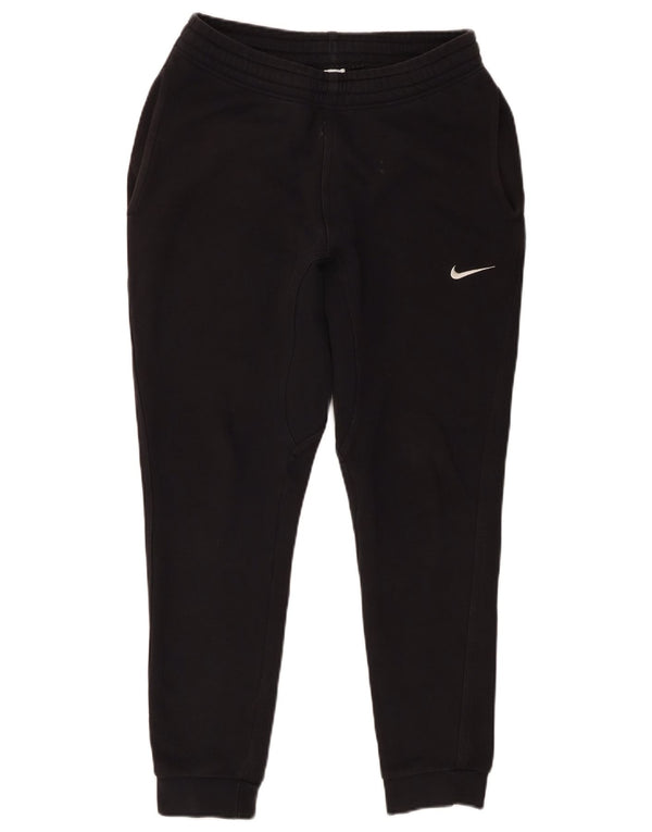 Nike Mens Treino Calças Joggers Pequeno Algodão Preto