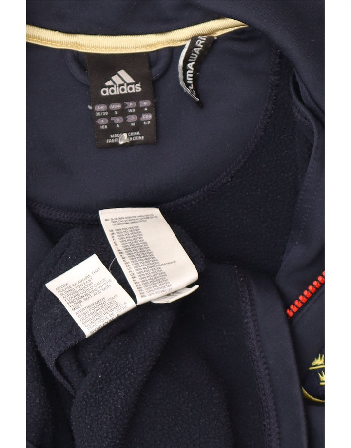 Adidas Mens Munster Rugby Tracksuit Top Jacket UK 36/38 Pequeno Azul Marinho
