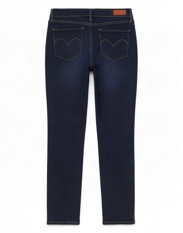 Calça jeans feminina Bold Curve Skinny Levi's W32 L30 azul marinho algodão