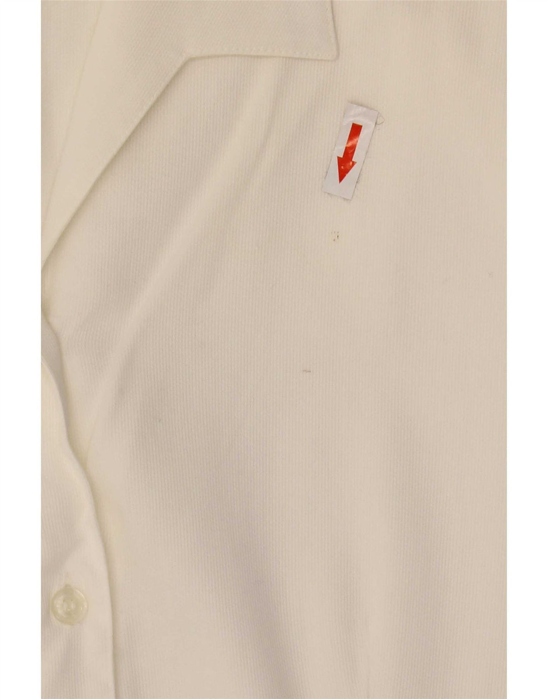 Camisa feminina vintage UK 16 grande branca