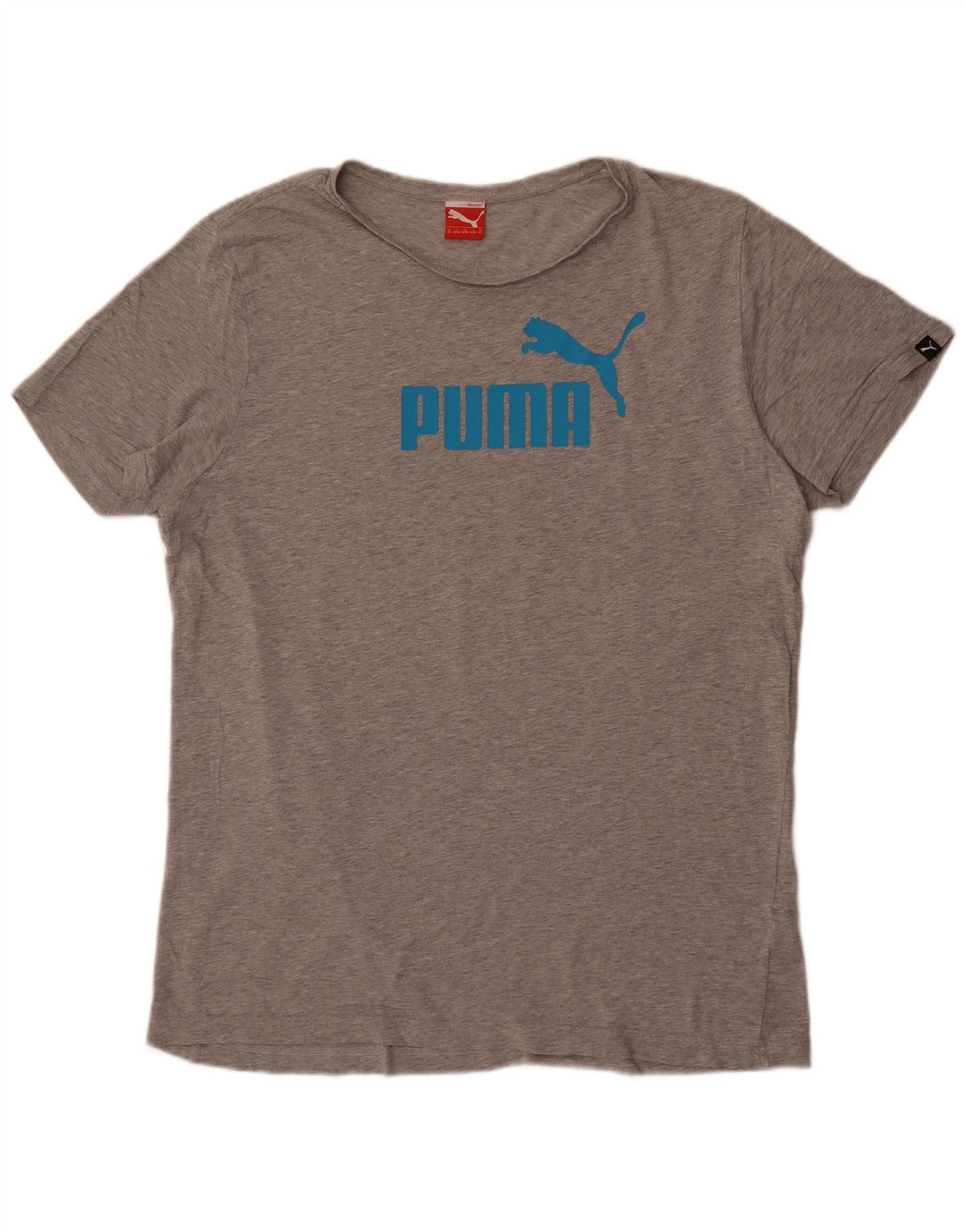 Camiseta masculina Puma Graphic Top XL cinza manchado