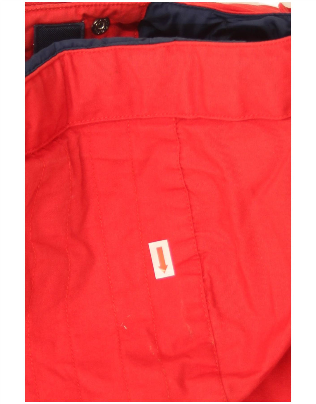 Jaqueta acolchoada com capuz masculina Tommy Hilfiger Reino Unido 40 grande poliéster vermelho