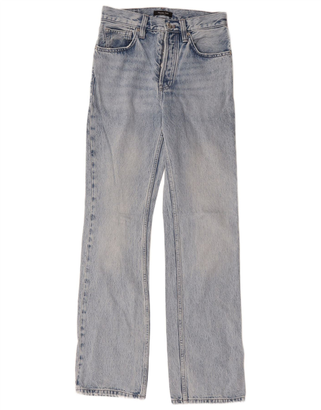 Jeans retos femininos Massimo Dutti EU 34 2XS W24 L31 azul