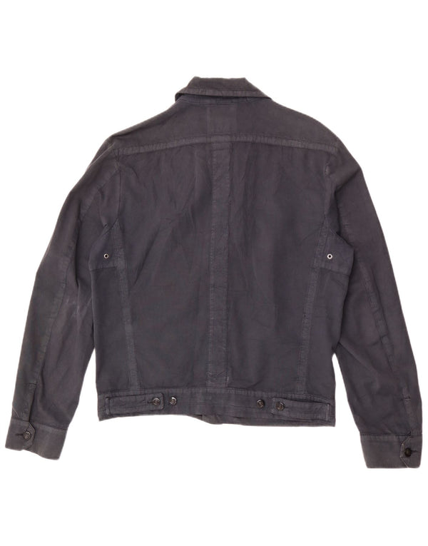 Jaqueta bomber masculina Cerruti 1881 UK 38 algodão cinza médio