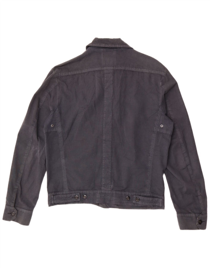 Jaqueta bomber masculina Cerruti 1881 UK 38 algodão cinza médio