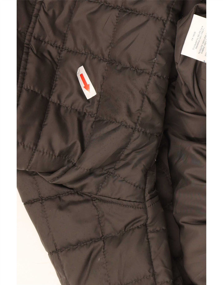Belfe & Mens Jaqueta Acolchoada UK 46 3XL Cinza Poliéster