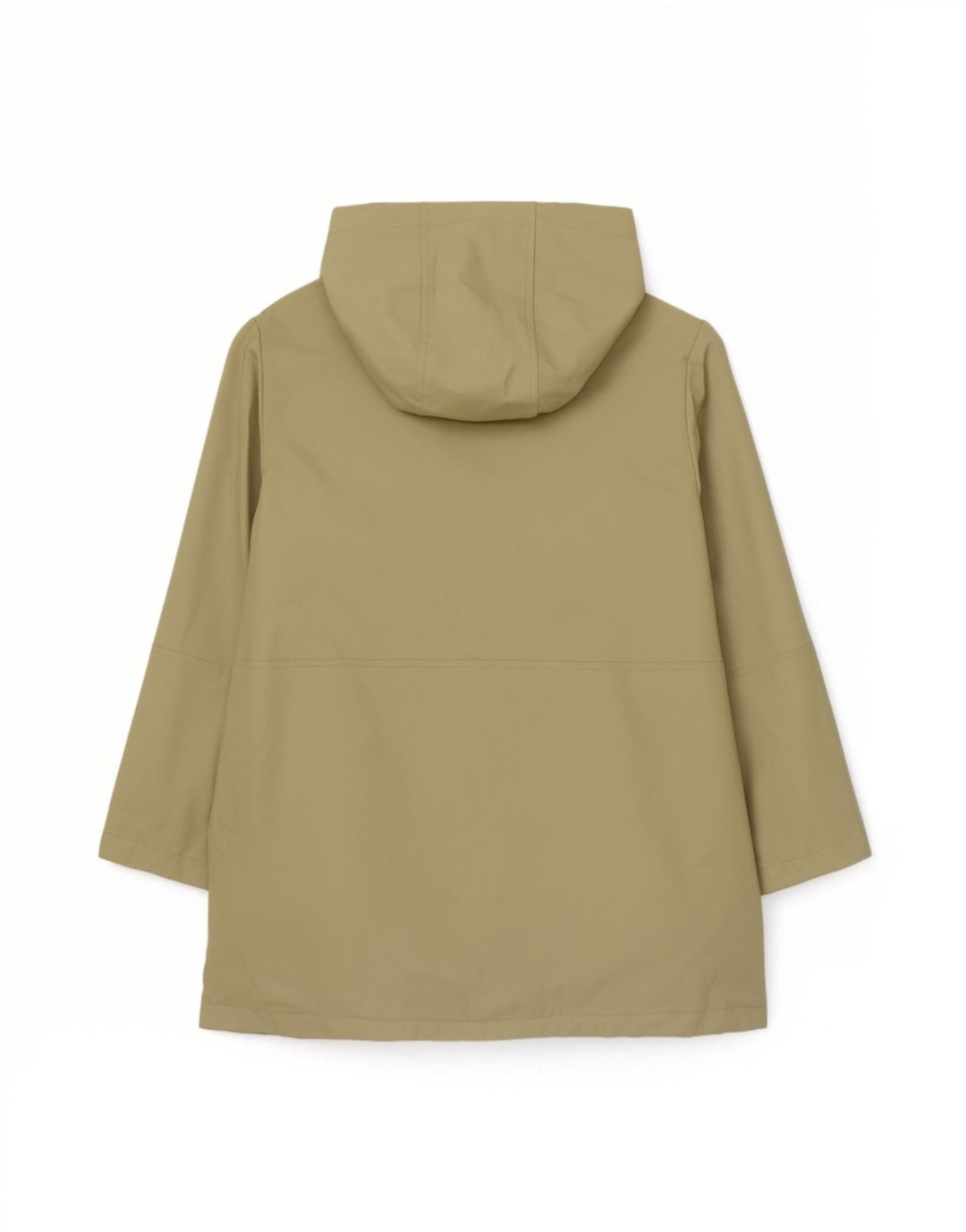 Jaqueta de chuva com capuz Zara Boys 11-12 anos poliéster cáqui