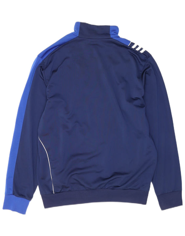 Adidas Mens Tracksuit Top Jacket UK 46/48 XL Azul Marinho Colorblock