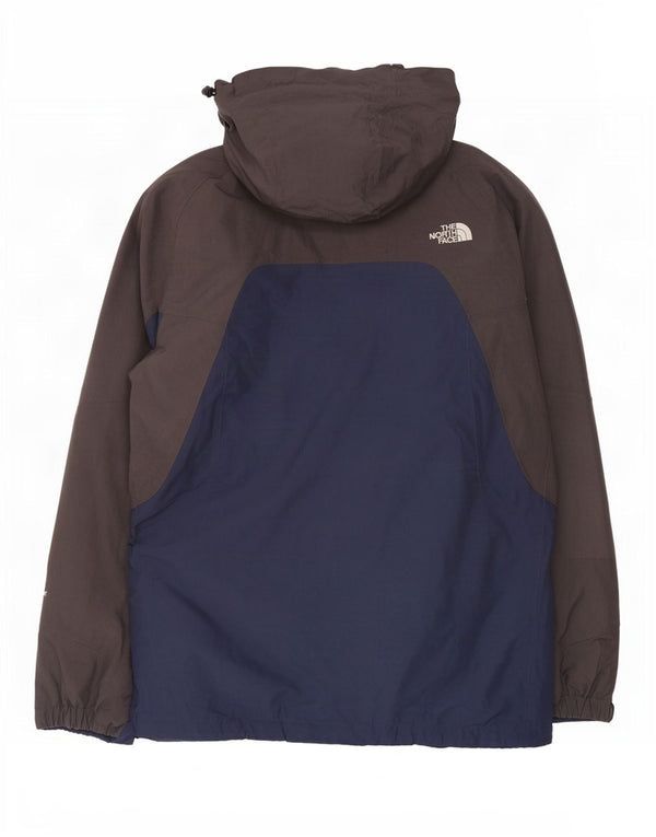 Jaqueta de chuva masculina com capuz The North Face UK 42 XL azul marinho colorblock