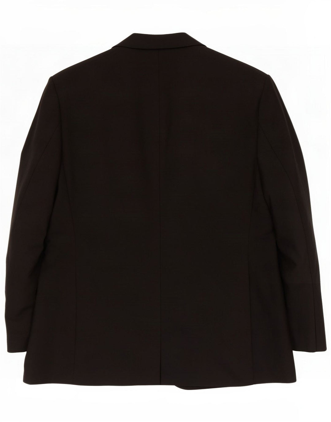Jaqueta Blazer masculina de 2 botões Marks & Spencer Reino Unido 38 poliéster preto médio