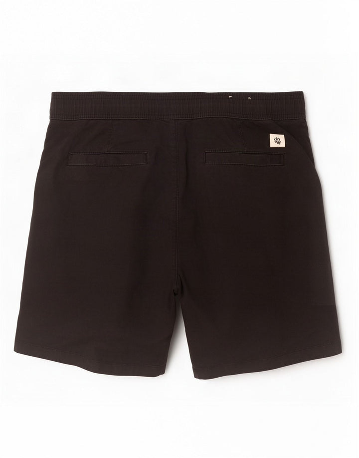 Zara Mens Chino Shorts XL W34 Algodão Preto