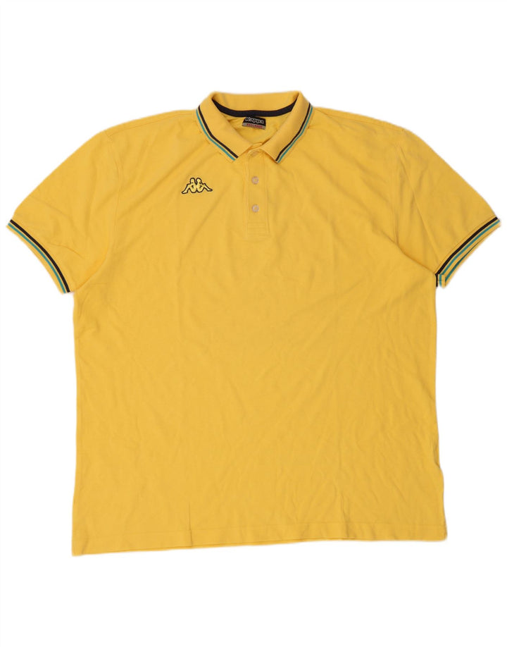 Camisa polo masculina Kappa 3XL amarela