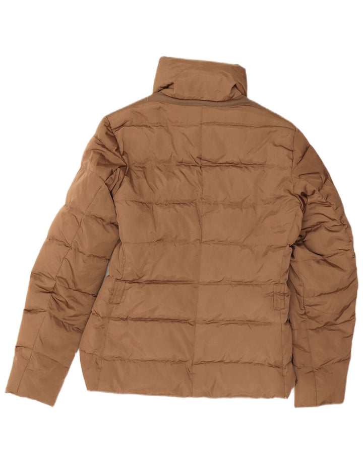 Jaqueta acolchoada de grandes dimensões Geox Womens Respira UK 8 poliéster bege pequeno