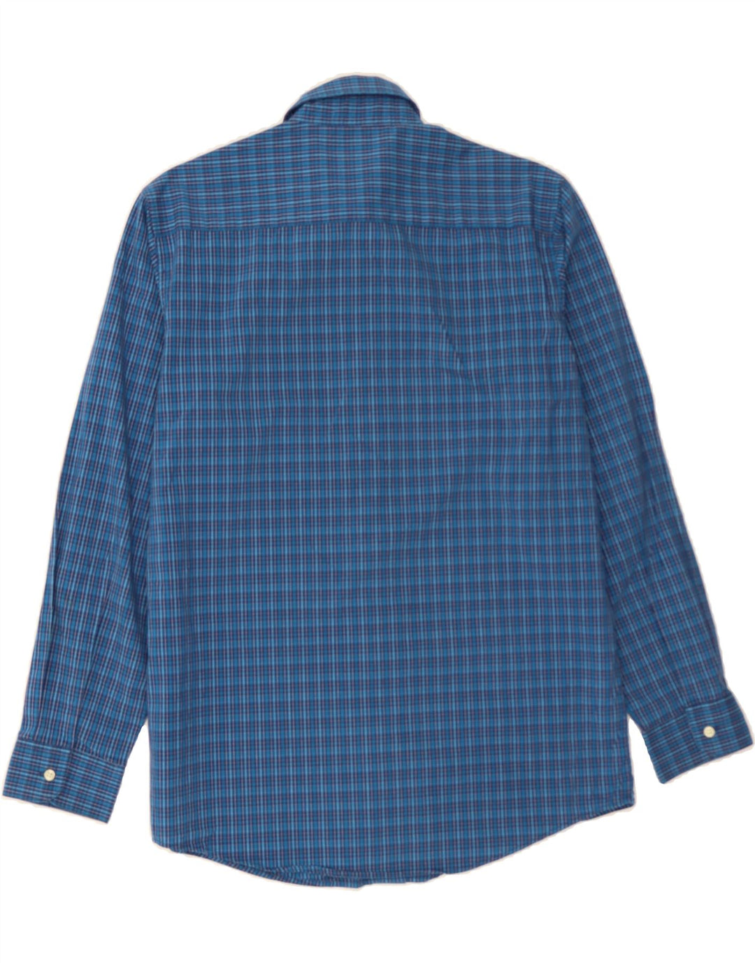 CHAPS Boys Shirt 15-16 Years XL Blue Check Cotton Vintage Chaps and Second-Hand Chaps from Messina Hembry 