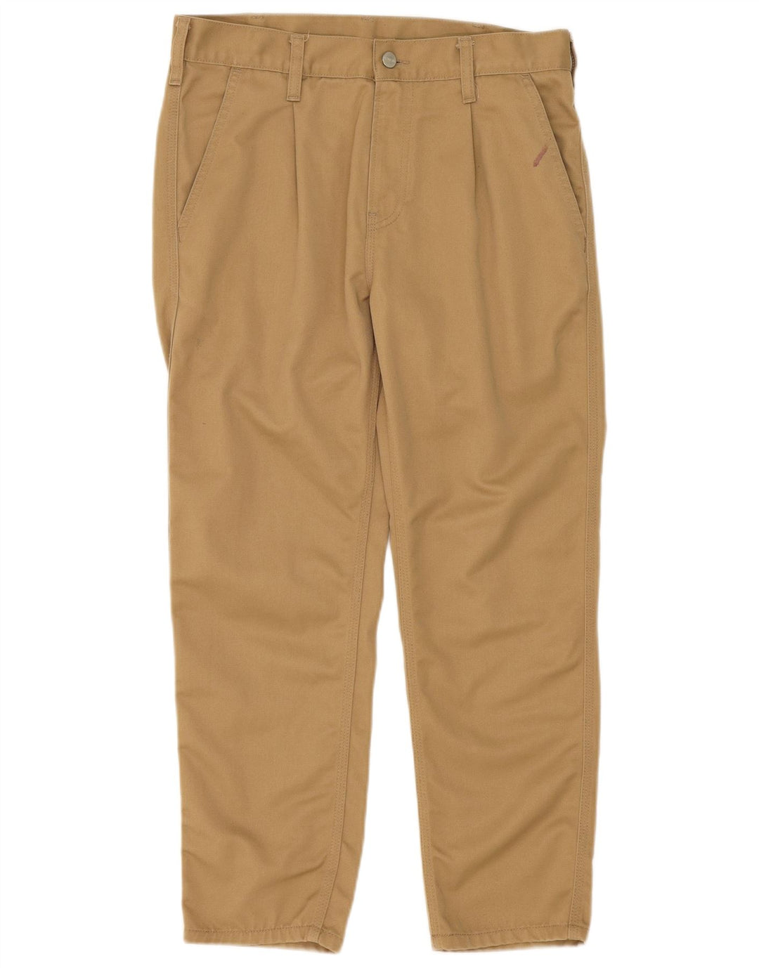 Calça Chino Masculina Carhartt Pegged W30 L27 Poliéster Bege