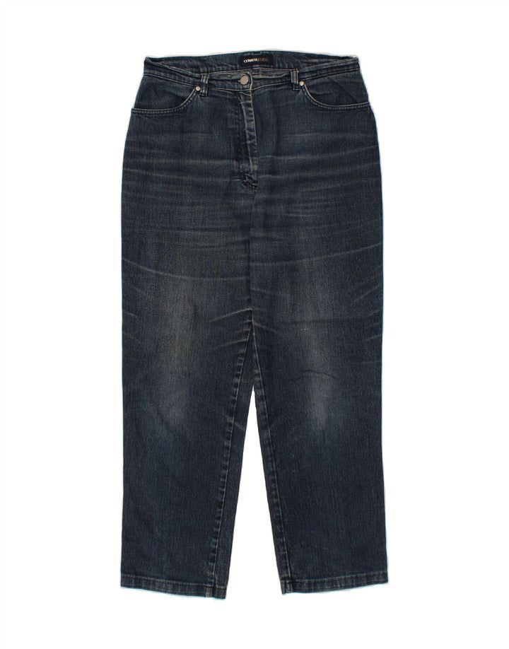 CERRUTI Womens Tapered Jeans W34 L29 Navy Blue Cotton Vintage Cerruti and Second-Hand Cerruti from Messina Hembry 