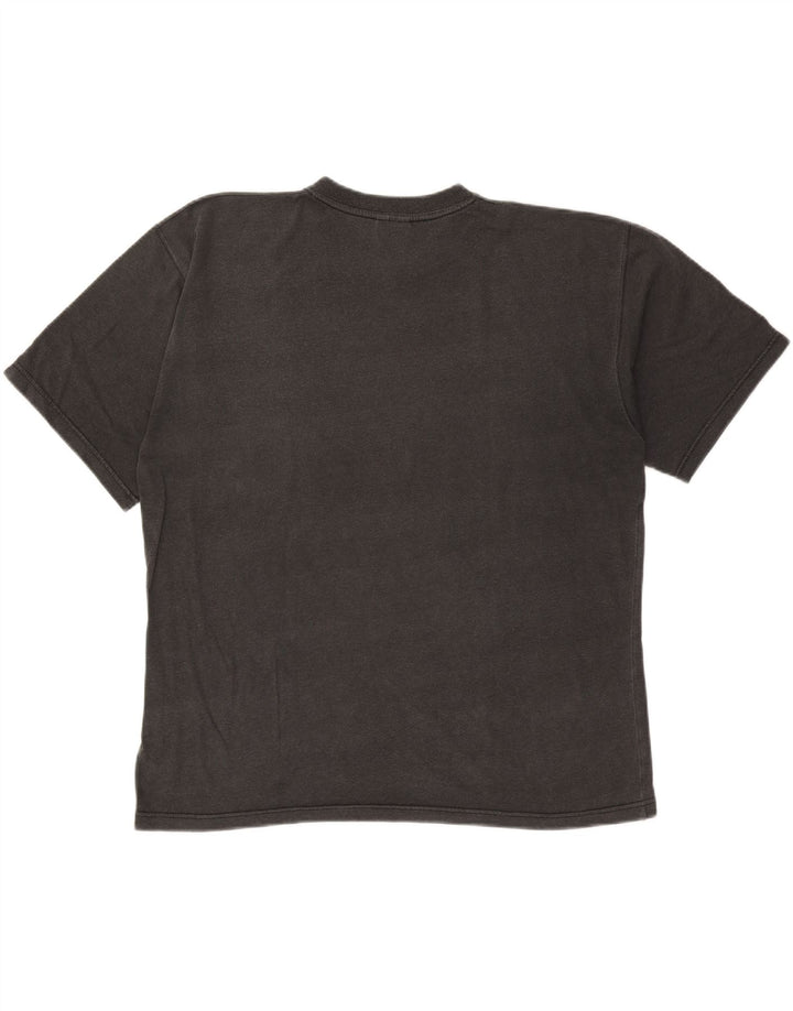 Camiseta masculina Reebok grande algodão cinza